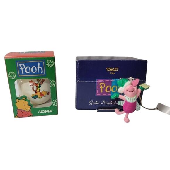 Disney Other - 2️⃣ 🎄 Disney Winnie the Pooh Tigger & Piglet Christmas Ornaments – Vintage Lot